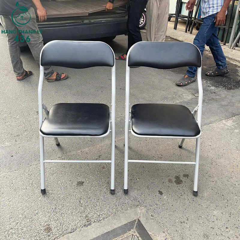Ghế Xếp Sắt Nệm Da Cũ Gọn Nhẹ Dễ Sử Dụng ghe-xep-sat-nem-da-cu-gon-nhe-de-su-dung-2 Ghế Xếp Sắt Nệm Da Cũ Gọn Nhẹ Dễ Sử Dụng