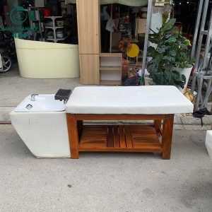 Giường Gội Đầu Cũ Kèm Bồn Và Vòi Nước