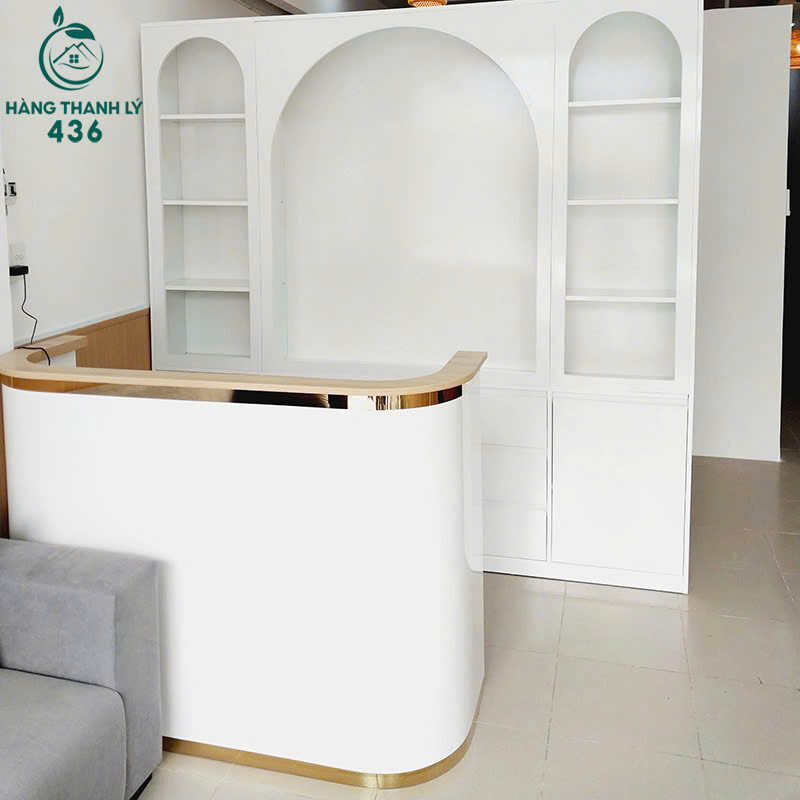 Quầy Tiếp Tân Thiết Kế Tối Giản Mới 99% quay-tiep-tan-thiet-ke-toi-gian-moi-99-2 Quầy Tiếp Tân Thiết Kế Tối Giản Mới 99%