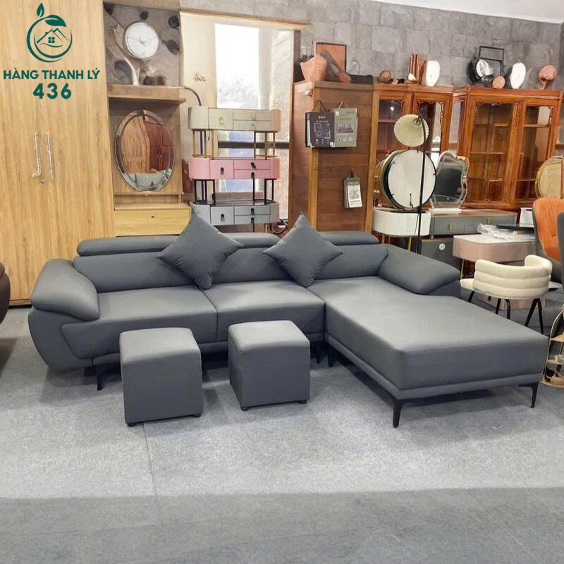 Sofa Góc Chữ L Bọc Vải Màu Xám Hiện Đại Mới 99% sofa-goc-chu-l-boc-vai-mau-xam-hien-dai-moi-99 Sofa Góc Chữ L Bọc Vải Màu Xám Hiện Đại Mới 99%