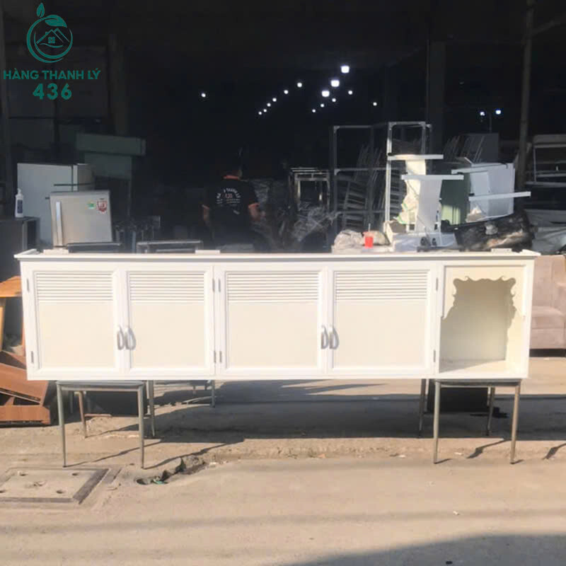 Tủ Bếp Cũ 2M5x60CMx35CM Màu Trắng Có Cửa Lùa Tiện Dụng tu-bep-cu-mau-trang-co-cua-lua-tien-dung-1 Tủ Bếp Cũ 2M5x60CMx35CM Màu Trắng Có Cửa Lùa Tiện Dụng