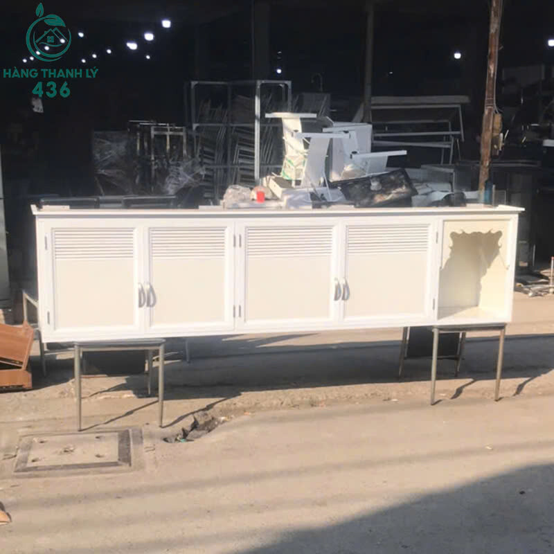 Tủ Bếp Cũ 2M5x60CMx35CM Màu Trắng Có Cửa Lùa Tiện Dụng tu-bep-cu-mau-trang-co-cua-lua-tien-dung-5 Tủ Bếp Cũ 2M5x60CMx35CM Màu Trắng Có Cửa Lùa Tiện Dụng