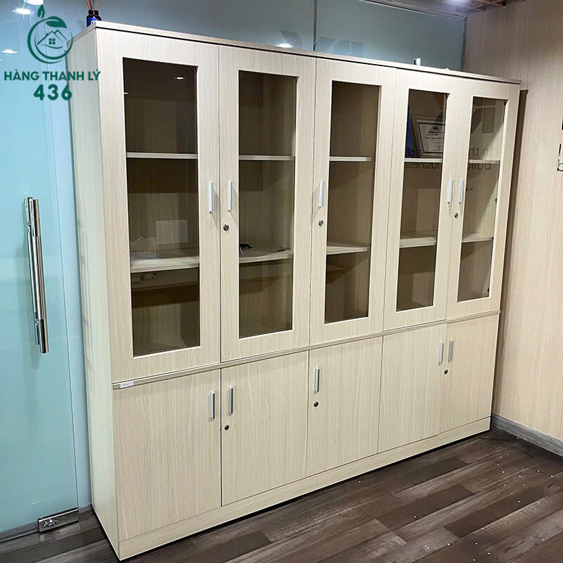 Tủ Hồ Sơ Cũ 2M2x1M97x42CM Cánh Kính Trưng Bày tu-ho-so-cu-canh-kinh-trung-bay-tu-duoi-khoa-2 Tủ Hồ Sơ Cũ 2M2x1M97x42CM Cánh Kính Trưng Bày