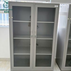 Tủ Hồ Sơ Sắt Cũ Tủ 2 Cánh Được Phân Chia Ngăn Tiện Dụng