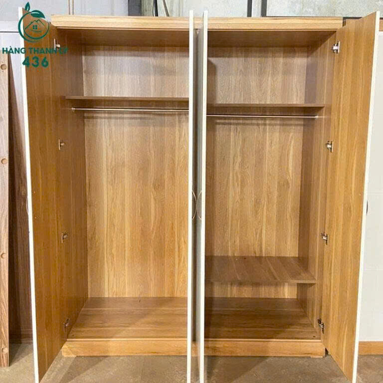 Tủ Quần Áo 1M6x2M 4 Cánh Màu Gỗ Dễ Phối Mới 99% (Nhiều Màu) tu-quan-ao-4-canh-mau-go-de-phoi-moi-99-3 Tủ Quần Áo 1M6x2M 4 Cánh Màu Gỗ Dễ Phối Mới 99% (Nhiều Màu)