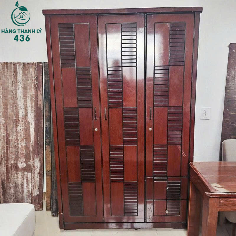 Tủ Quần Áo Cũ 1M2x2Mx55CM Màu Gỗ Nâu Đầy Đủ Ngăn Kệ tu-quan-ao-cu-1m2x2mx55cm-mau-go-nau-day-du-ngan-ke-3 Tủ Quần Áo Cũ 1M2x2Mx55CM Màu Gỗ Nâu Đầy Đủ Ngăn Kệ