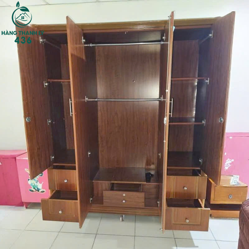 Tủ Quần Áo Cũ 1M7x2M Màu Nâu 2 Cánh Đầy Đủ Ngăn Kéo tu-quan-ao-cu-mau-nau-2-canh-day-du-ngan-keo Tủ Quần Áo Cũ 1M7x2M Màu Nâu 2 Cánh Đầy Đủ Ngăn Kéo