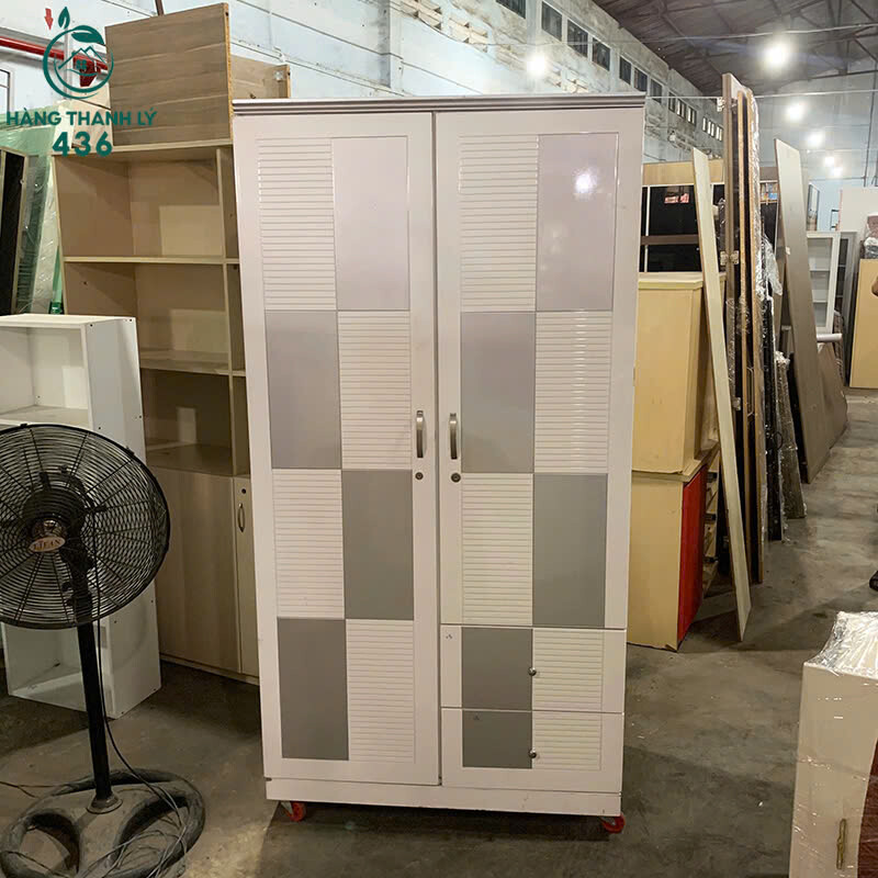 Tủ Quần Áo Cũ 1Mx2Mx55CM Nhựa Màu Trắng Phối Xám tu-quan-ao-cu-nhua-2-canh-tien-dung-4 Tủ Quần Áo Cũ 1Mx2Mx55CM Nhựa Màu Trắng Phối Xám