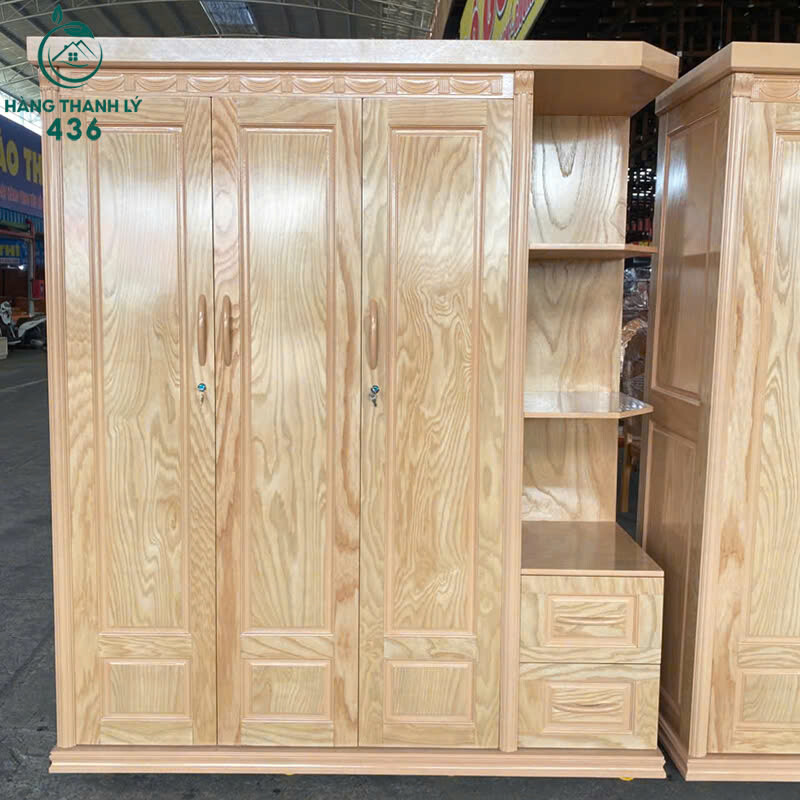 Tủ Quần Áo 1M6 Gỗ Tự Nhiên 3 Cánh Rộng Rãi Mới 99% tu-quan-ao-go-tu-nhien-3-canh-rong-rai-moi-99-4 Tủ Quần Áo 1M6 Gỗ Tự Nhiên 3 Cánh Rộng Rãi Mới 99%