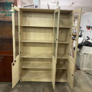 tu-trung-bay-cu-1m35x2mx40cm-mau-vang-nhieu-ngan