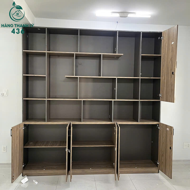 Tủ Trưng Bày Gỗ Cũ 2M4x38CMx2M5 Màu Nâu Sang Trọng tu-trung-bay-go-cu-2m4x38cmx2m5-mau-nau-sang-trong-4 Tủ Trưng Bày Gỗ Cũ 2M4x38CMx2M5 Màu Nâu Sang Trọng