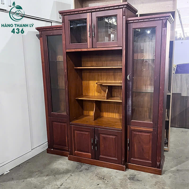 Tủ Trưng Bày Gỗ Cũ 1M7x2M Nhiều Cánh Kết Hợp Tủ Kính tu-trung-bay-go-cu-nhieu-canh-ket-hop-ke-va-tu-kinh-5 Tủ Trưng Bày Gỗ Cũ 1M7x2M Nhiều Cánh Kết Hợp Tủ Kính