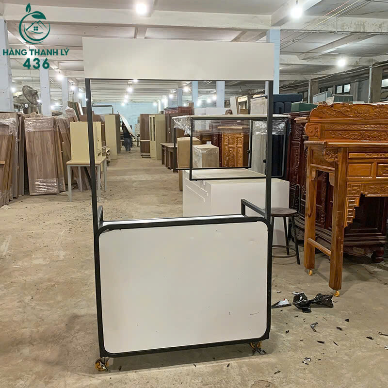 Xe Bán Hàng Khung Sắt Sơn Đen Phối Trắng Mới 99% xe-ban-hang-khung-sat-son-den-phoi-trang-moi-99-1 Xe Bán Hàng Khung Sắt Sơn Đen Phối Trắng Mới 99%