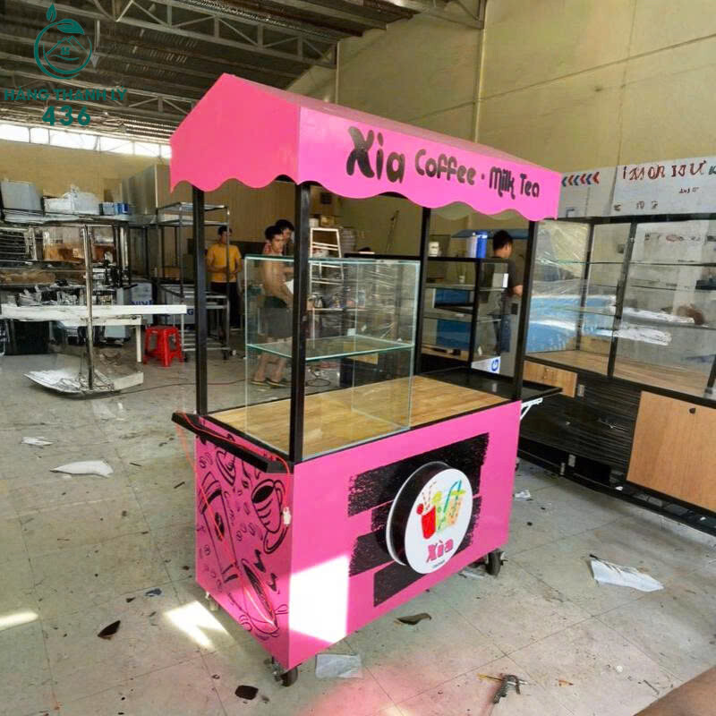 Xe Bán Trà Sữa Màu Hồng Dễ Thương Mới 99% xe-ban-tra-sua-mau-hong-de-thuong-moi-99 Xe Bán Trà Sữa Màu Hồng Dễ Thương Mới 99%