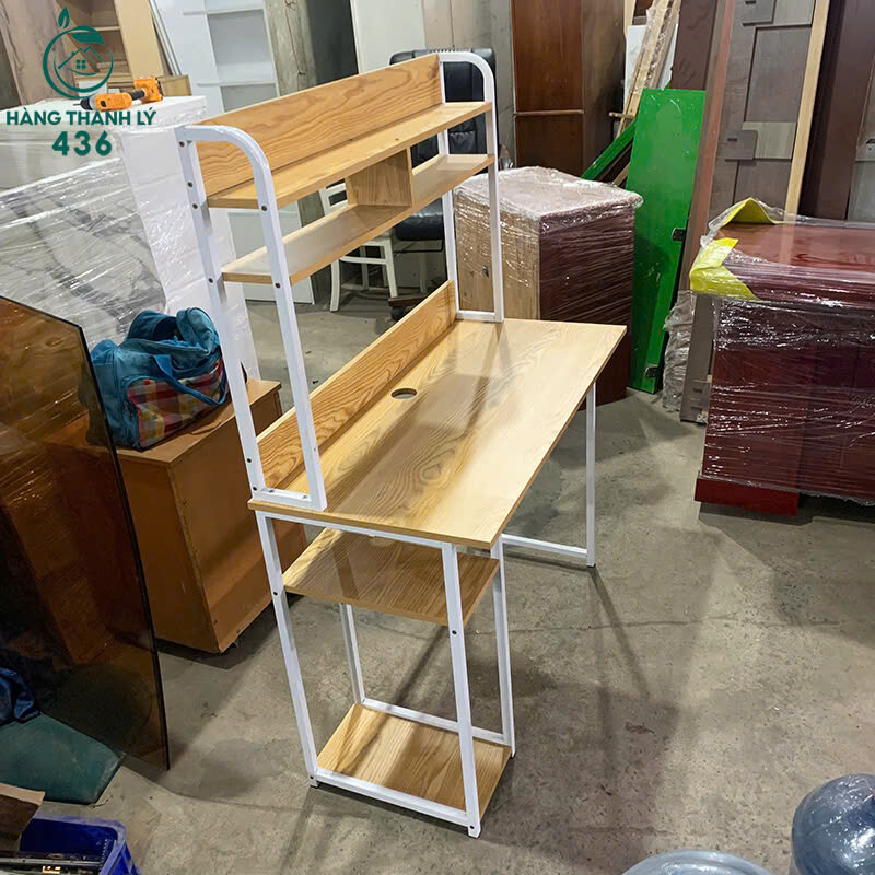 Bàn Làm Việc Cũ 1Mx50CM Liền Kệ Gỗ Phong Cách Hiện Đại ban-lam-viec-cu-1mx50cm-lien-ke-go-phong-cach-hien-dai-1 Bàn Làm Việc Cũ 1Mx50CM Liền Kệ Gỗ Phong Cách Hiện Đại