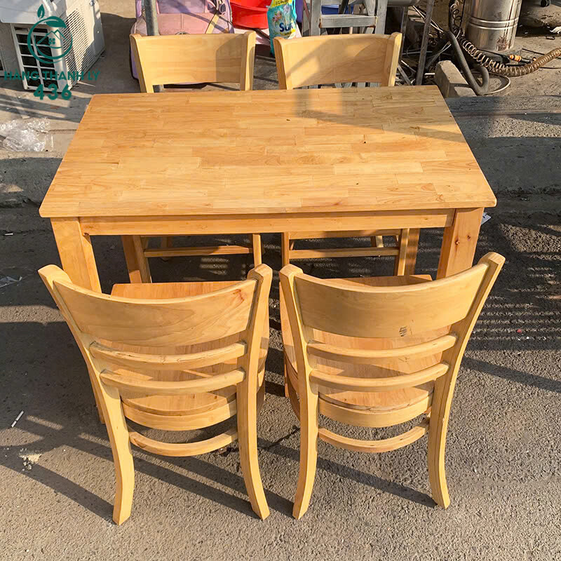 Bộ Bàn Ăn Cũ Gia Đình Gỗ Sáng Màu bo-ban-an-cu-gia-dinh-go-sang-mau-4 Bộ Bàn Ăn Cũ Gia Đình Gỗ Sáng Màu