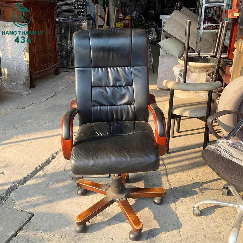 Ghế Giám Đốc Da Cũ Chân Gỗ Cao Cấp ghe-giam-doc-da-cu-chan-go-cao-cap-1 Ghế Giám Đốc Da Cũ Chân Gỗ Cao Cấp