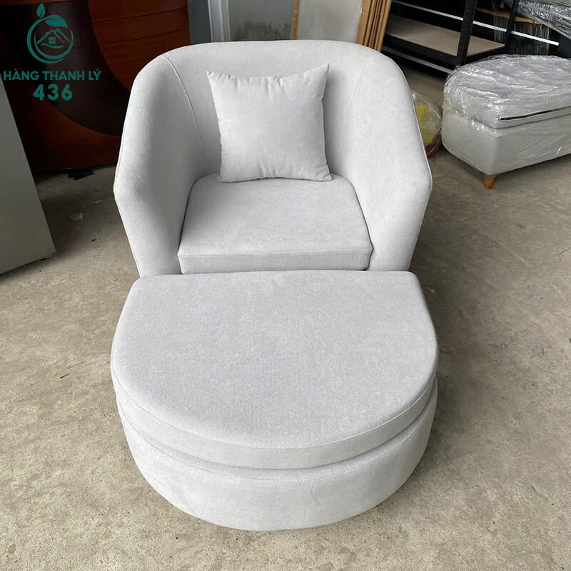 ghe-thu-gian-boc-ni-mau-sang-moi-99-3 Ghế Thư Giãn Bọc Nỉ Màu Sáng Mới 99%  