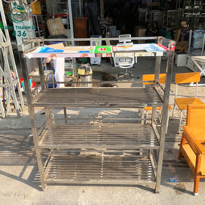 Kệ Inox Cũ Để Đồ Nhà Bếp ke-inox-cu-de-do-nha-bep-3 Kệ Inox Cũ Để Đồ Nhà Bếp