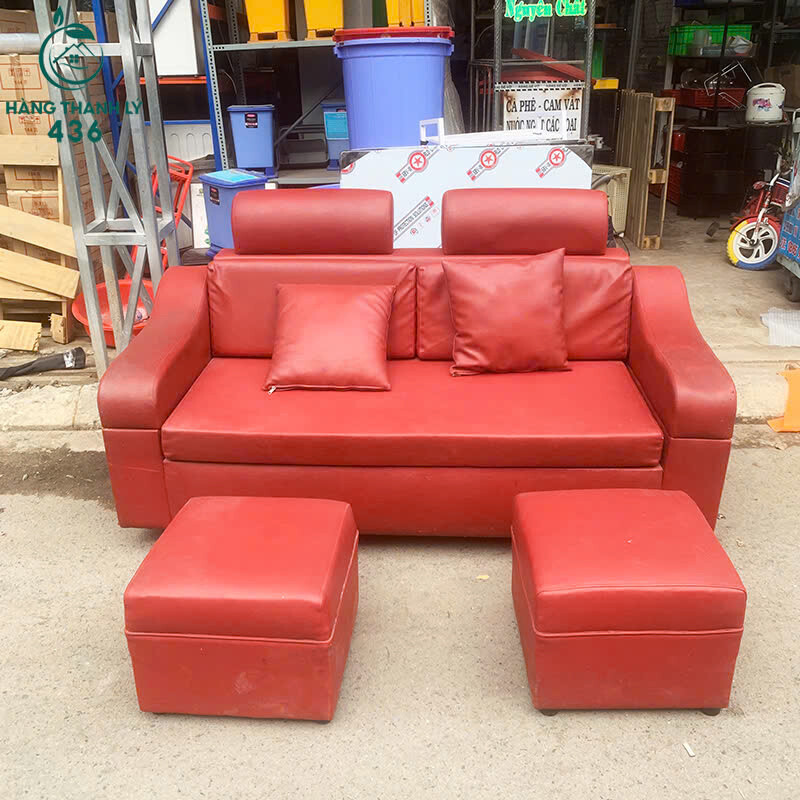 Sofa Băng Da Cũ Màu Đỏ Kèm Đôn sofa-bang-da-cu-mau-do-kem-don-3 Sofa Băng Da Cũ Màu Đỏ Kèm Đôn