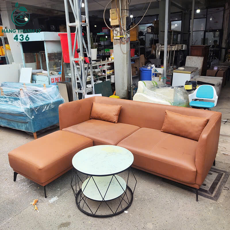 Sofa Góc Chữ L Cũ Màu Cam Thiết Kế Đơn Giản sofa-goc-chu-l-cu-mau-cam-thiet-ke-don-gian-1 Sofa Góc Chữ L Cũ Màu Cam Thiết Kế Đơn Giản
