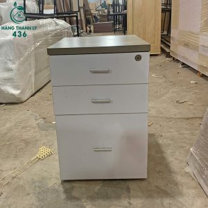 Tủ Hồ Sơ Văn Phòng Nhỏ Gọn Màu Trắng 3 Hộc