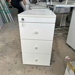 Tủ Hồ Sơ Văn Phòng Nhỏ Gọn Màu Trắng 3 Hộc