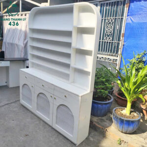 tu-trung-bay-cu-1m6x30cmx2m-mau-trang-nhieu-ngan