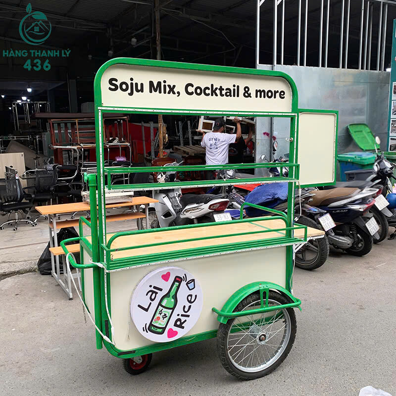 Xe Đẩy Bán Đồ Uống Cũ 1M6x72CM Có Mái Che Bảng Hiệu xe-day-ban-do-uong-cu-1m6x72cm-co-mai-che-bang-hieu-4 Xe Đẩy Bán Đồ Uống Cũ 1M6x72CM Có Mái Che Bảng Hiệu