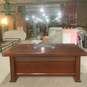 Bàn Giám Đốc Cũ 90CMX1M8X75CM Gỗ Màu Nâu