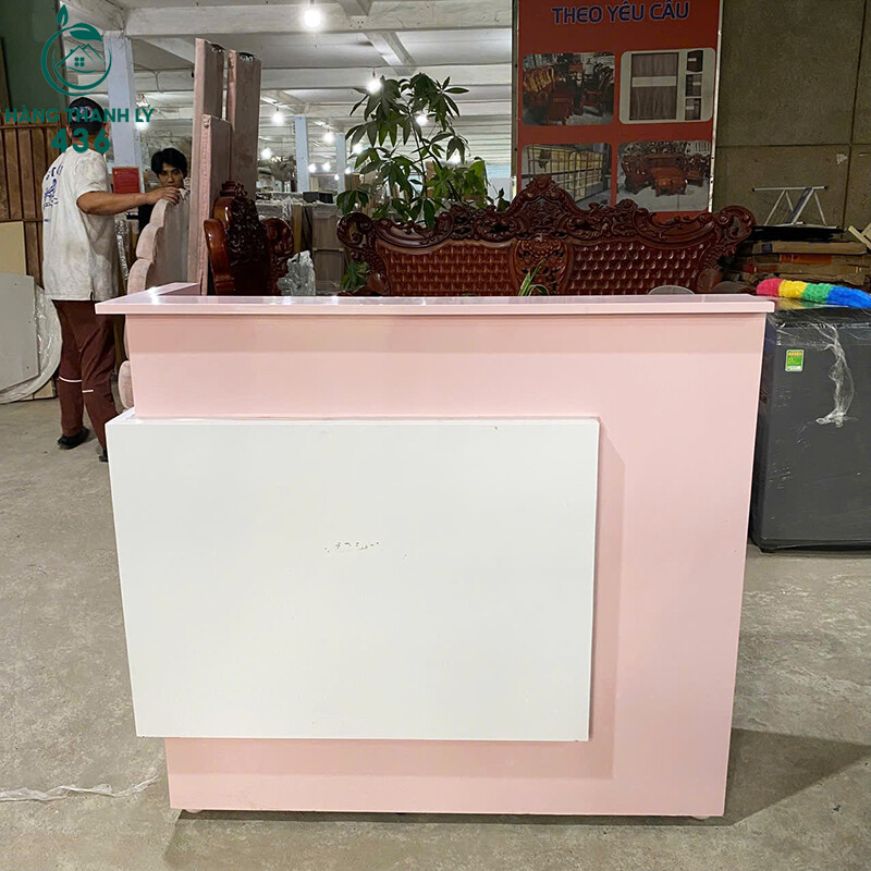 Quầy Thu Ngân Màu Hồng Cũ Phong Cách Trẻ Trung quay-thu-ngan-mau-hong-cu-phong-cach-tre-trung-5 Quầy Thu Ngân Màu Hồng Cũ Phong Cách Trẻ Trung