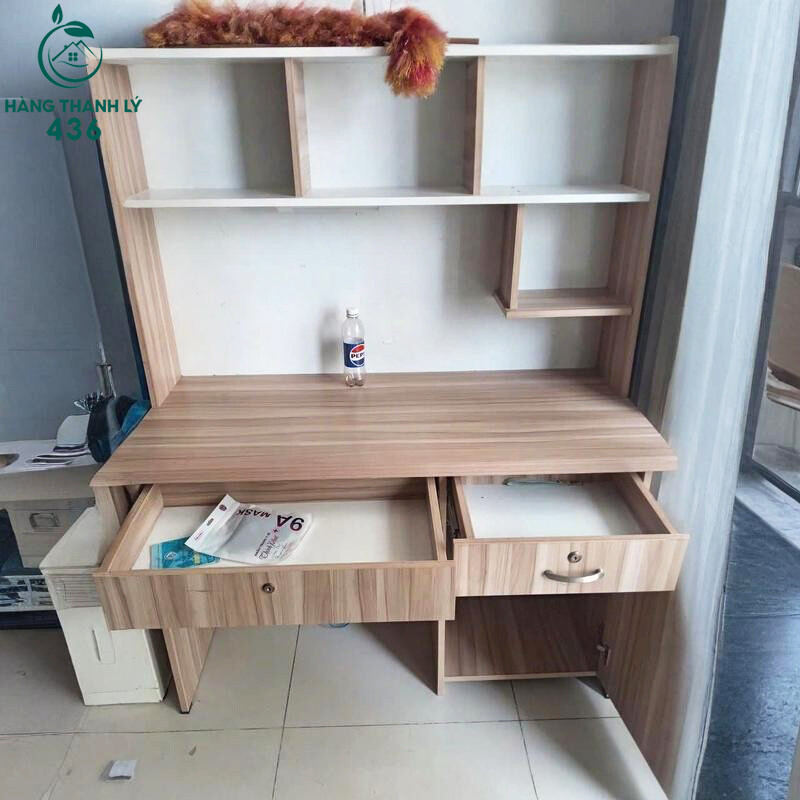 Bàn Học Cũ Màu Nâu Có Kệ Sách Gọn Gàng ban-hoc-cu-mau-nau-co-ke-sach-gon-gang-1 Bàn Học Cũ Màu Nâu Có Kệ Sách Gọn Gàng