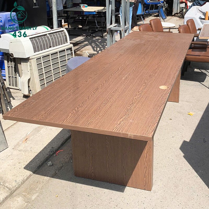 Bàn Họp Cũ 2M5X80CMX75CM Mặt Gỗ Vân Nâu ban-hop-cu-2m5x80cmx75cm-mat-go-van-nau-2 Bàn Họp Cũ 2M5X80CMX75CM Mặt Gỗ Vân Nâu