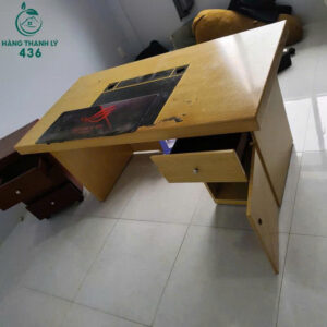 Bàn Làm Việc Cũ 1M6X80CMX75CM Vân Gỗ Vàng