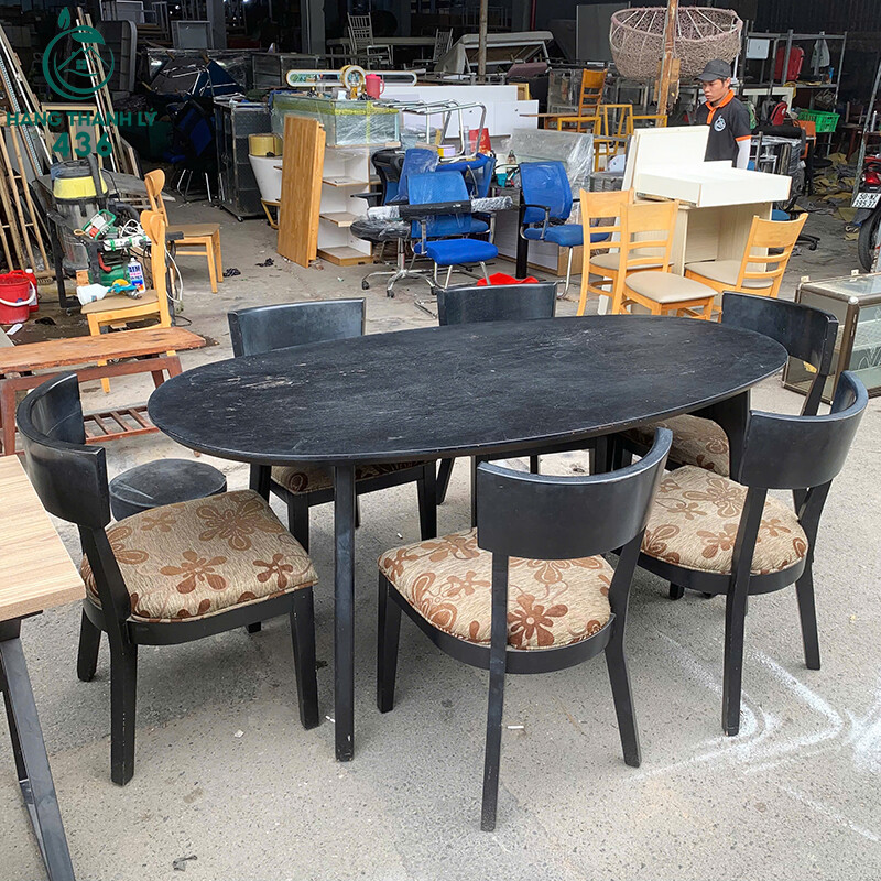 Bộ Bàn Ăn Cũ 1M8X96CM 6 Ghế Bọc Đệm Hoa Văn bo-ban-an-cu-1m8x96cm-6-ghe-boc-dem-hoa-van-2 Bộ Bàn Ăn Cũ 1M8X96CM 6 Ghế Bọc Đệm Hoa Văn