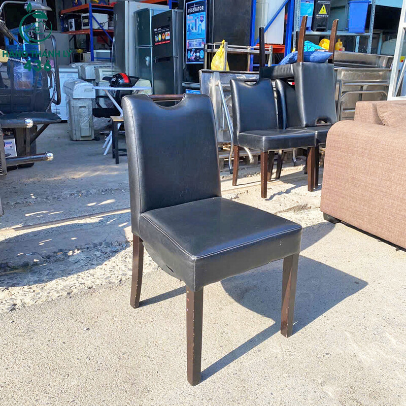 Ghế Ăn Bọc Da Cũ Màu Đen Ngồi Êm Ái ghe-an-boc-da-cu-mau-den-ngoi-em-ai-4 Ghế Ăn Bọc Da Cũ Màu Đen Ngồi Êm Ái