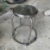 Ghế Đôn Inox Cũ Mặt Tròn Gọn Gàng
