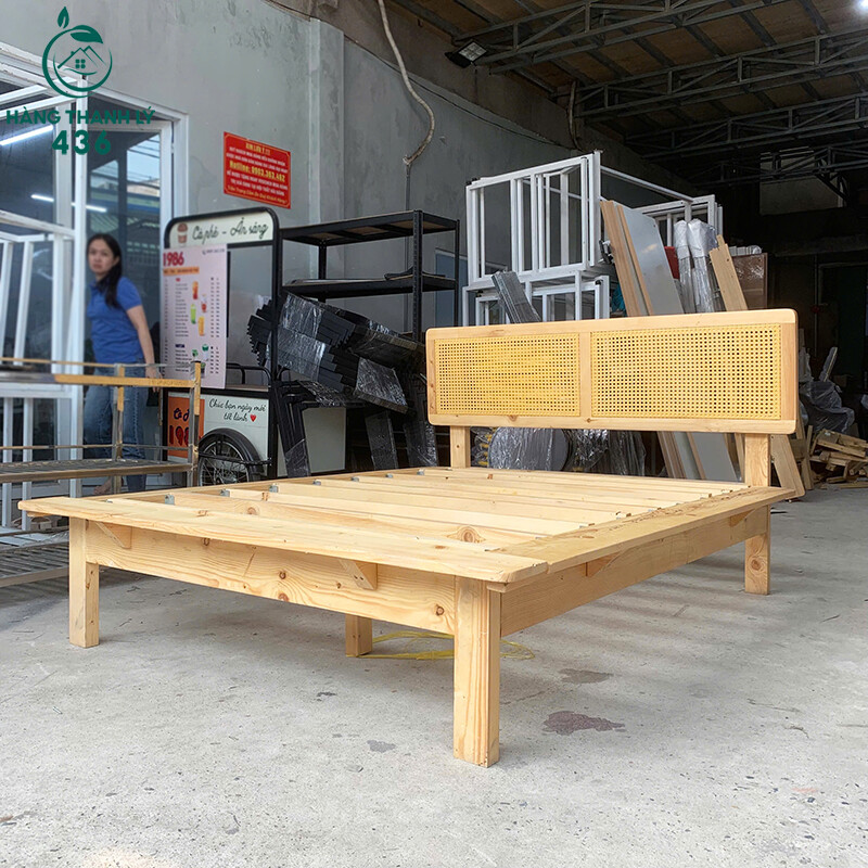 Giường Ngủ Cũ 1M6X2M Gỗ Thông Bền Bỉ mau-giuong-ngu-cu-1m6x2m-go-thong-ben-bi-3 Giường Ngủ Cũ 1M6X2M Gỗ Thông Bền Bỉ