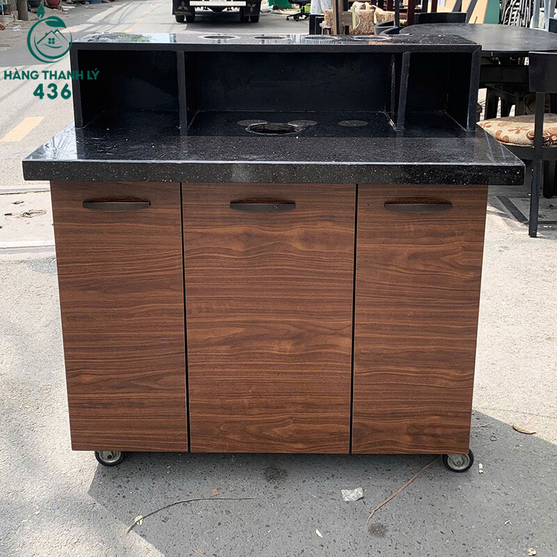 Quầy Lễ Tân Cũ 1MX55CMX1M05 Mặt Đá Đen Gỗ Màu Nâu quay-le-tan-cu-1mx55cmx1m05-mat-da-den-go-mau-nau-5 Quầy Lễ Tân Cũ 1MX55CMX1M05 Mặt Đá Đen Gỗ Màu Nâu