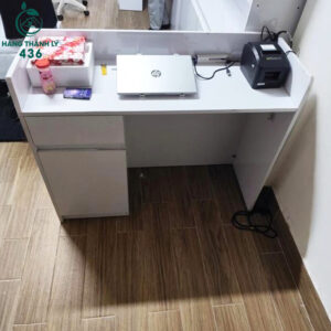 Quầy Thu Ngân Cũ 1M1X45CMX90CM Mặt Bàn Rộng