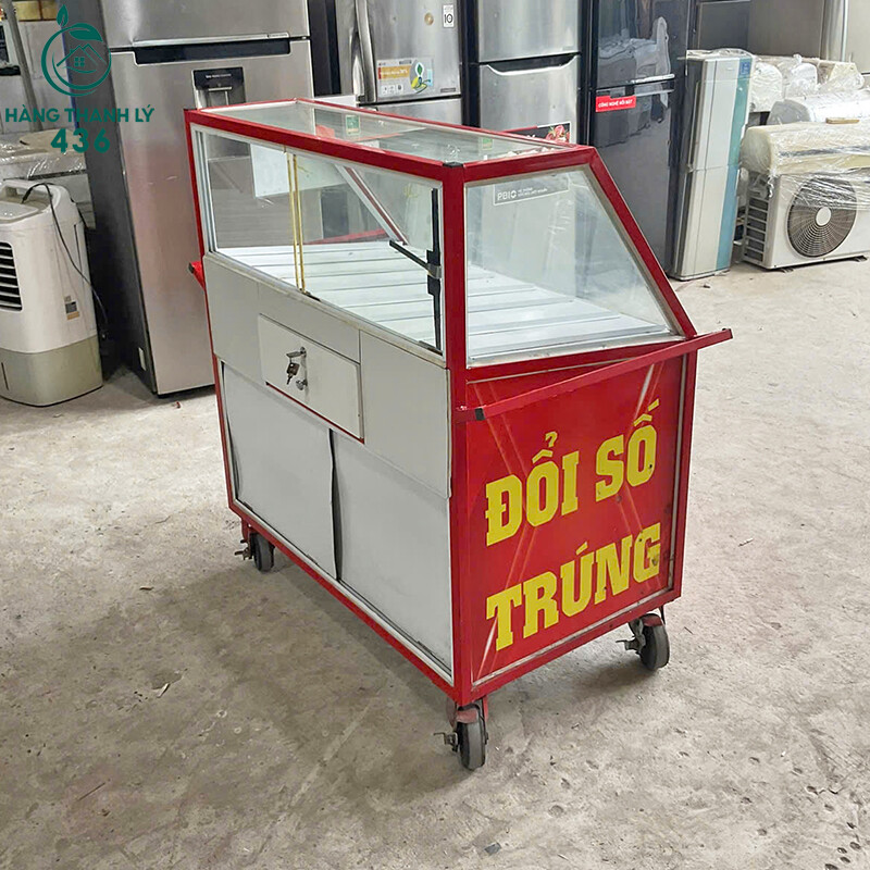 Tủ Bán Vé Số Có Bánh Xe Cũ 1M16X60CMX1M16 Mặt Kính tu-ban-ve-so-co-banh-xe-cu-de-di-chuyen-nhieu-vi-tri-2 Tủ Bán Vé Số Có Bánh Xe Cũ 1M16X60CMX1M16 Mặt Kính