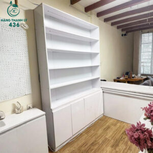 Tủ Hồ Sơ Cũ 1M5X2MX25CM Màu Trắng Nhiều Ngăn