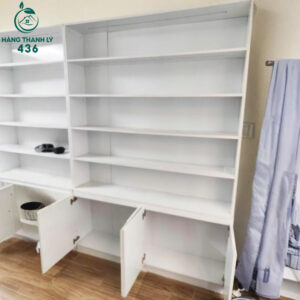 Tủ Hồ Sơ Cũ 1M5X2MX25CM Màu Trắng Nhiều Ngăn