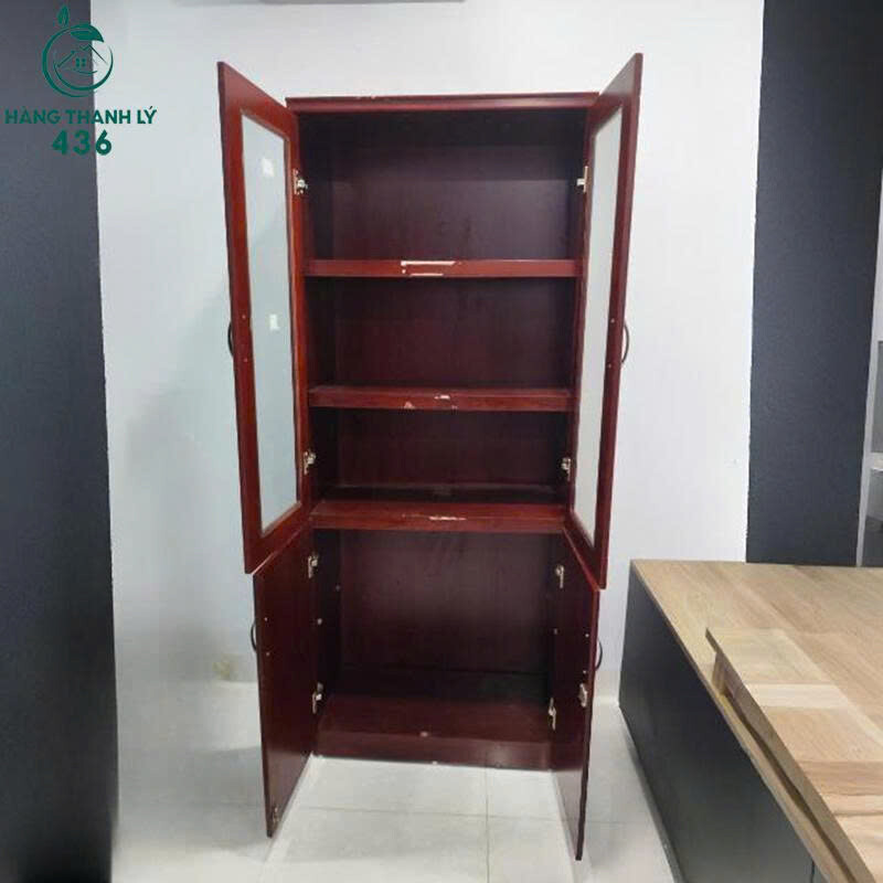 Tủ Hồ Sơ Cũ 2M4X80CM Gỗ Công Nghiệp Màu Nâu Đỏ tu-ho-so-cu-80cmx2m4-go-cong-nghiep-mau-nau-do-2 Tủ Hồ Sơ Cũ 2M4X80CM Gỗ Công Nghiệp Màu Nâu Đỏ