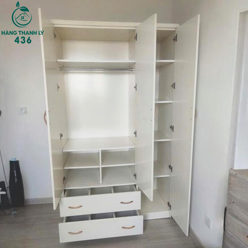 Tủ Quần Áo Cũ 1M2X2MX55CM 3 Cánh Mở 2 Ngăn Kéo tu-quan-ao-cu-3-canh-mo-2-ngan-keo-tien-dung-2 Tủ Quần Áo Cũ 1M2X2MX55CM 3 Cánh Mở 2 Ngăn Kéo