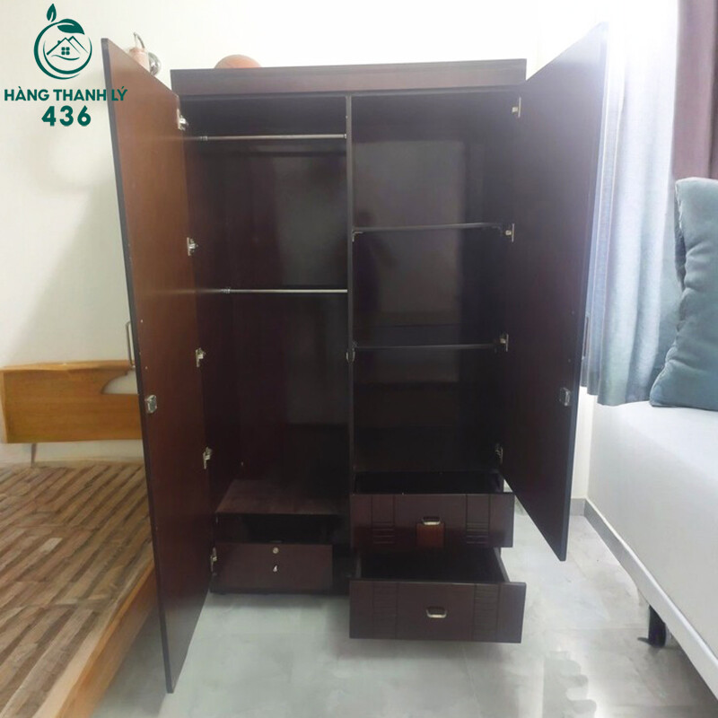 Tủ Quần Áo Gỗ Cũ 1M2X2MX55CM Thiết Kế Nhiều Ngăn Kèm Hộc Kéo tu-quan-ao-go-cu-1m2x2mx55cm-thiet-ke-nhieu-ngan-kem-hoc-keo-1 Tủ Quần Áo Gỗ Cũ 1M2X2MX55CM Thiết Kế Nhiều Ngăn Kèm Hộc Kéo