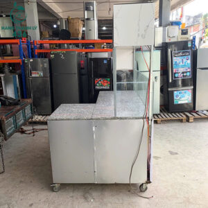 Xe Bán Hàng Cũ 1M7X1M2X95CM Có Kính Trưng Bày