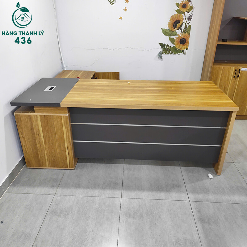 Bàn Giám Đốc Cũ 2MX1M6 Thiết Kế Chữ L Kèm Tủ Phụ ban-giam-doc-cu-2mx1m6-thiet-ke-chu-l-kem-tu-phu-4 Bàn Giám Đốc Cũ 2MX1M6 Thiết Kế Chữ L Kèm Tủ Phụ