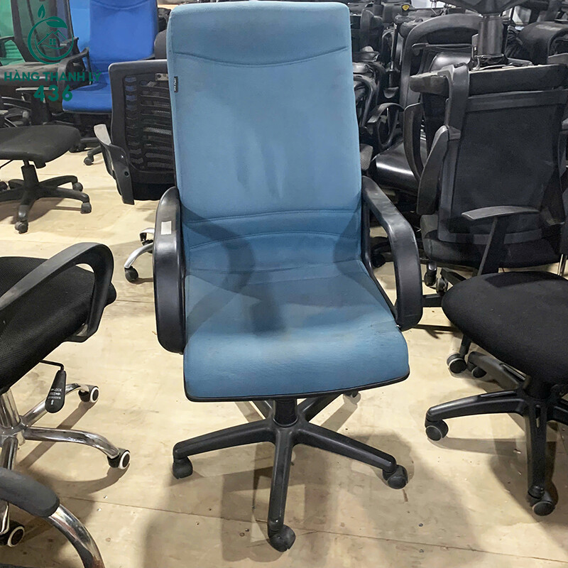 Ghế Làm Việc Cũ Bọc Vải Nỉ Màu Xanh Độ Bền Cao ghe-lam-viec-cu-boc-vai-ni-mau-xanh-do-ben-cao-1 Ghế Làm Việc Cũ Bọc Vải Nỉ Màu Xanh Độ Bền Cao