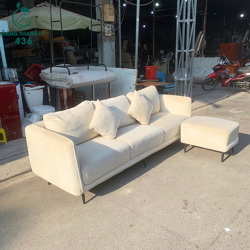 Sofa Băng Cũ Bọc Vải Nhung Màu Kem sofa-bang-cu-boc-vai-nhung-mau-kem-1 Sofa Băng Cũ Bọc Vải Nhung Màu Kem